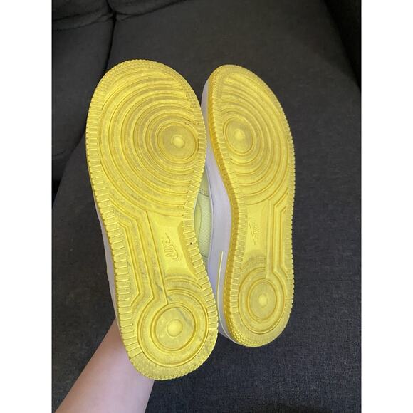Nike Air Force 1 LV8 (GS) Shoes Size 5.5Y Citron Tint Style - Picture 8 of 16